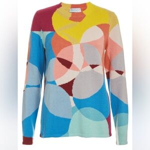 Gabriela Hearst Muscovite Knit Sweater in Multi Cashmere XS msrp 1550